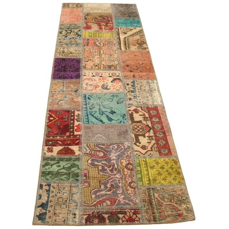 tappeto persia vintage patchwork cm 68x252 2