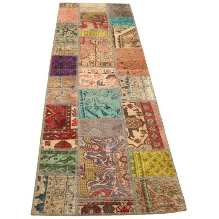 tappeto persia vintage patchwork cm 68x252 2