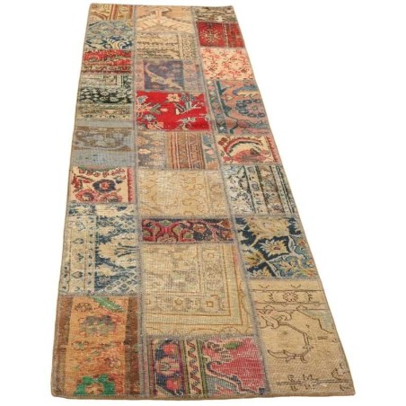 tappeto persia vintage patchwork cm 72x255 2
