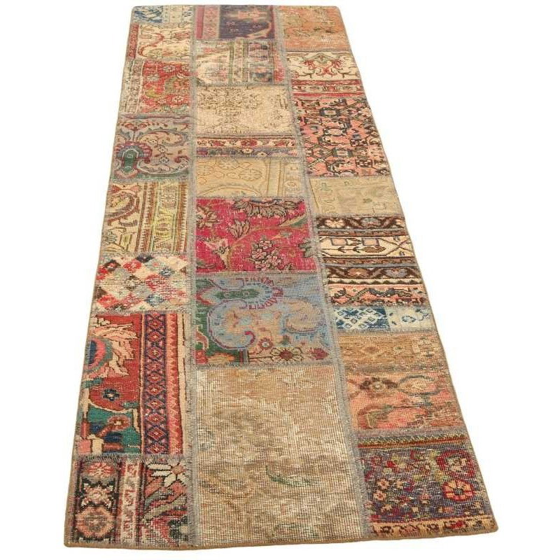 tappeto persia vintage patchwork cm 75x250 2