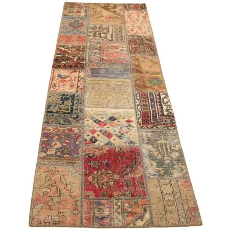 tappeto persia vintage patchwork cm 73x253 2