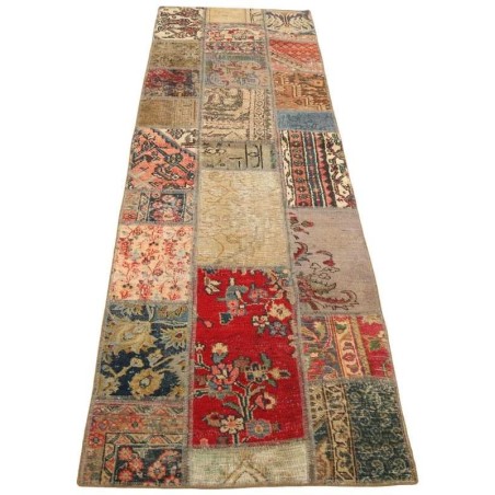 tappeto persia vintage patchwork cm 72x254 2