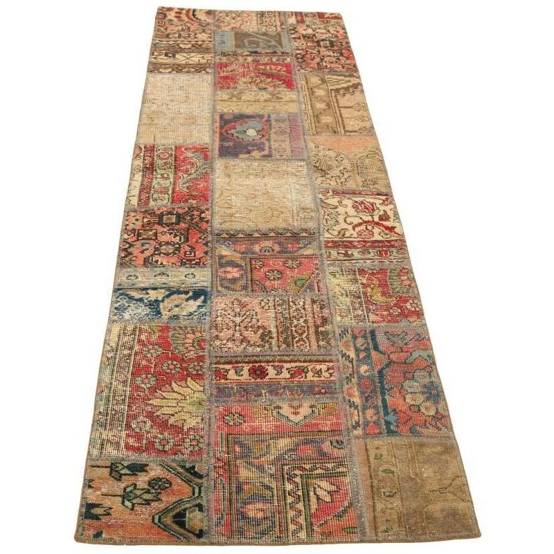tappeto persia vintage patchwork cm 73x256 2