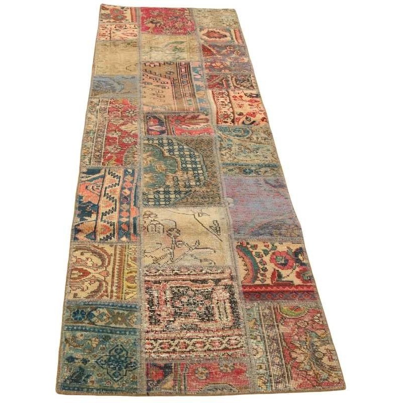 tappeto persia vintage patchwork cm 71x256 2