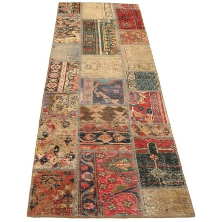 tappeto persia vintage patchwork cm 72x256 2