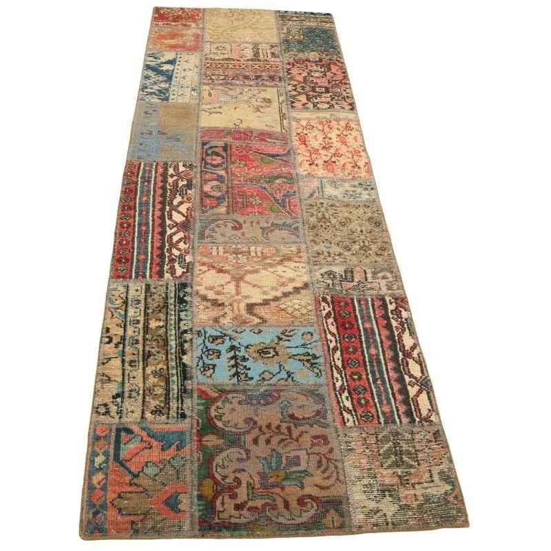 tappeto persia vintage patchwork cm 73x260 2
