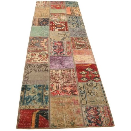 tappeto persia vintage patchwork cm 82x303 2