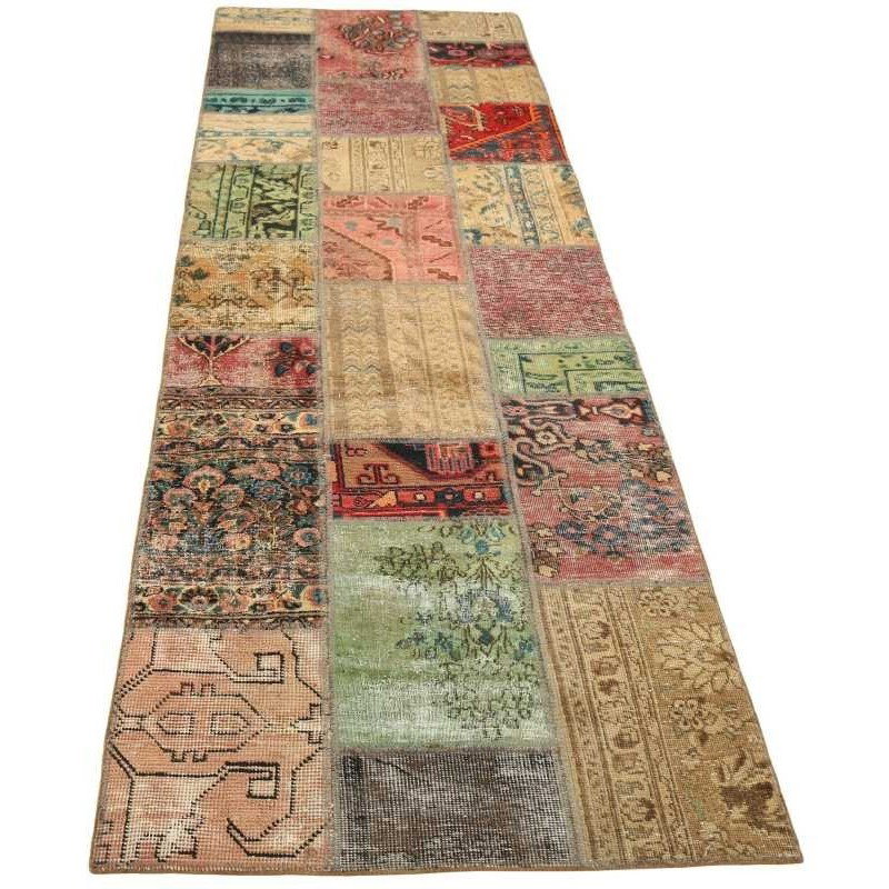 tappeto persia vintage patchwork cm 87x308 2