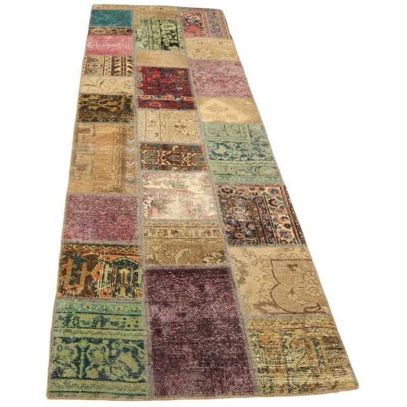 tappeto persia vintage patchwork cm 82x307 2