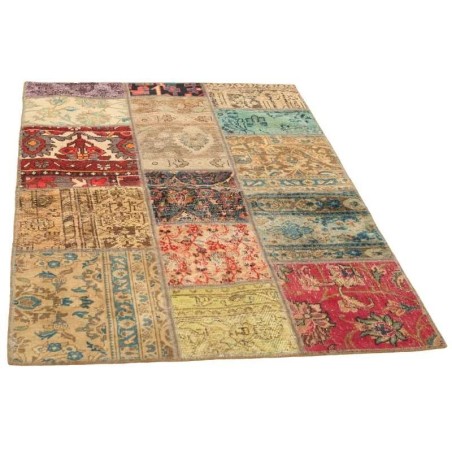 tappeto persia vintage patchwork cm 103x155 2