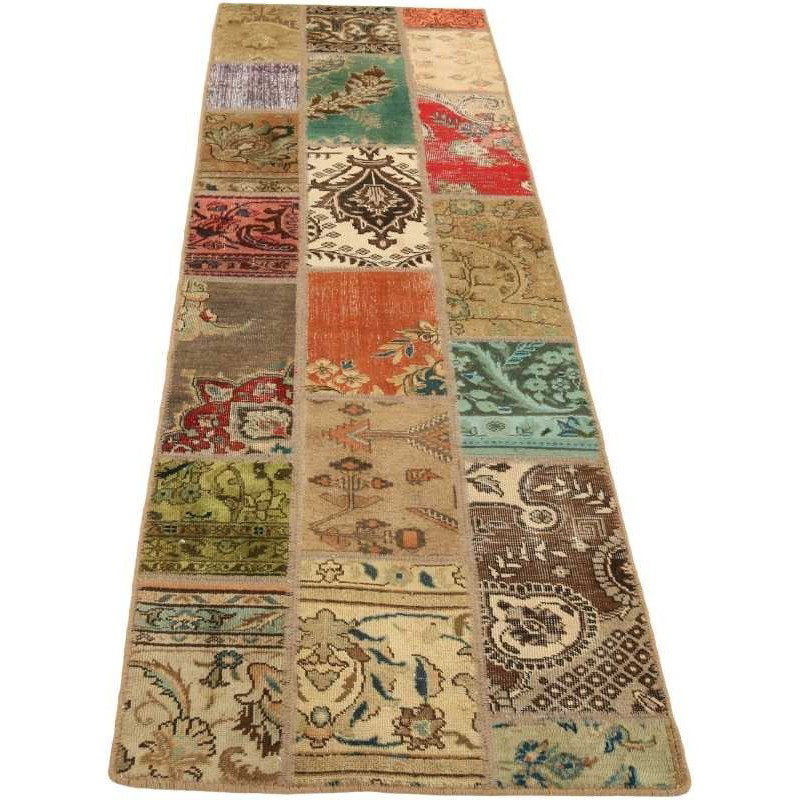 tappeto persia vintage patchwork cm 72x252 2
