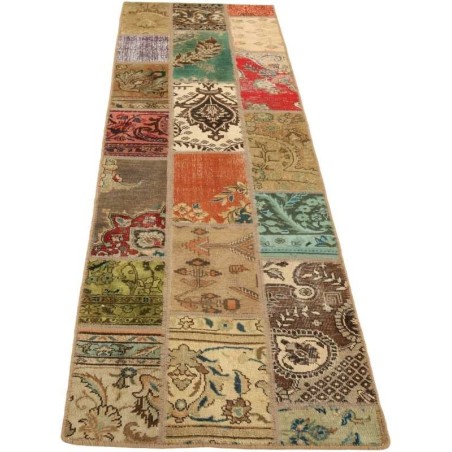 tappeto persia vintage patchwork cm 72x252 2
