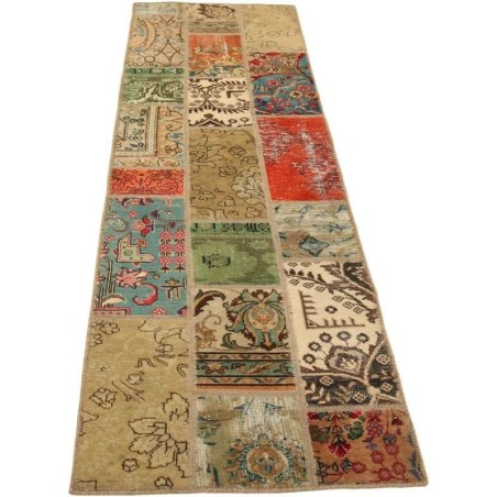 tappeto persia vintage patchwork cm 71x252 2