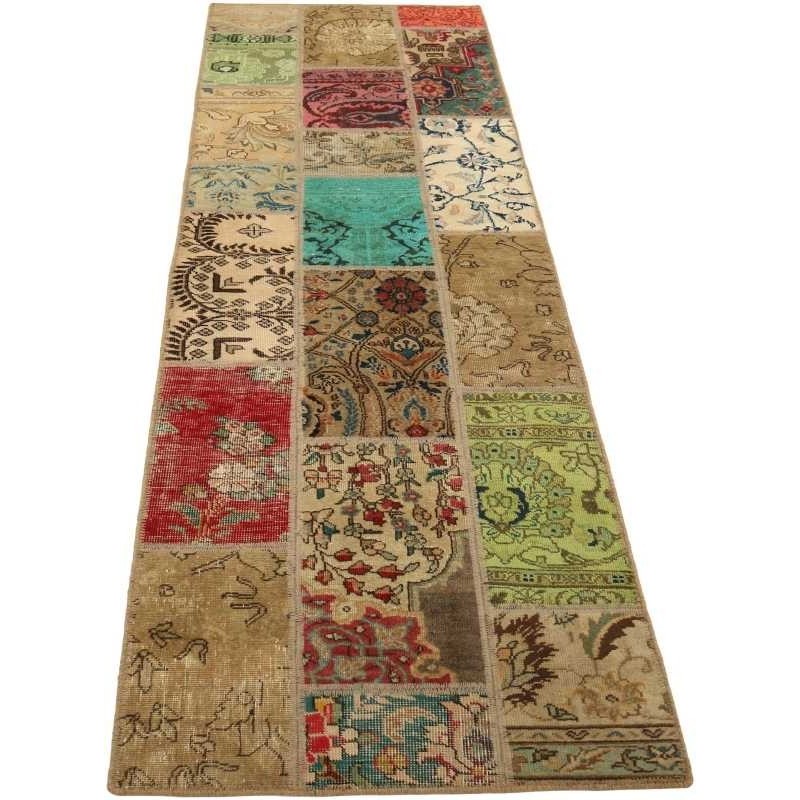tappeto persia vintage patchwork cm 72x252 2