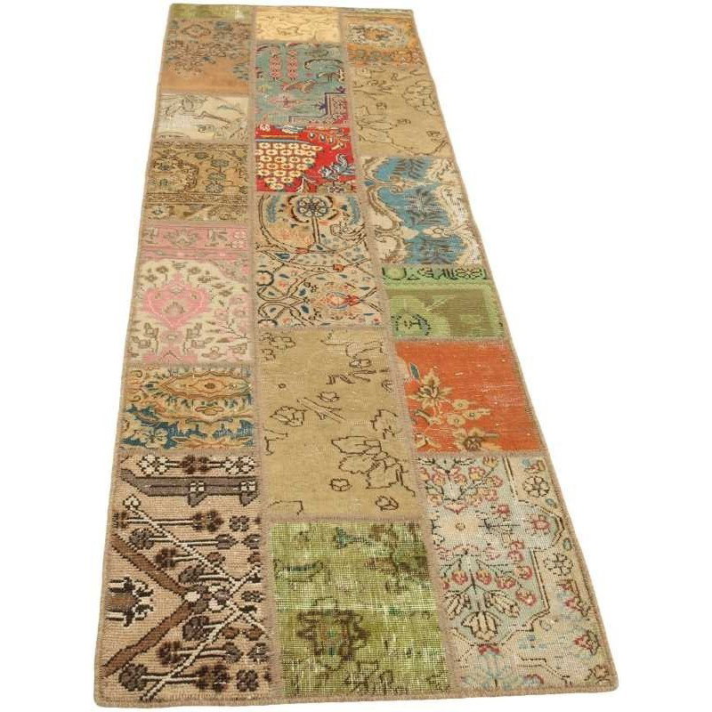tappeto persia vintage patchwork cm 72x253 2