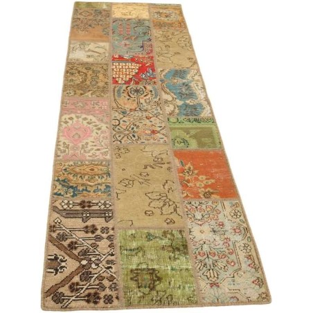 tappeto persia vintage patchwork cm 72x253 2