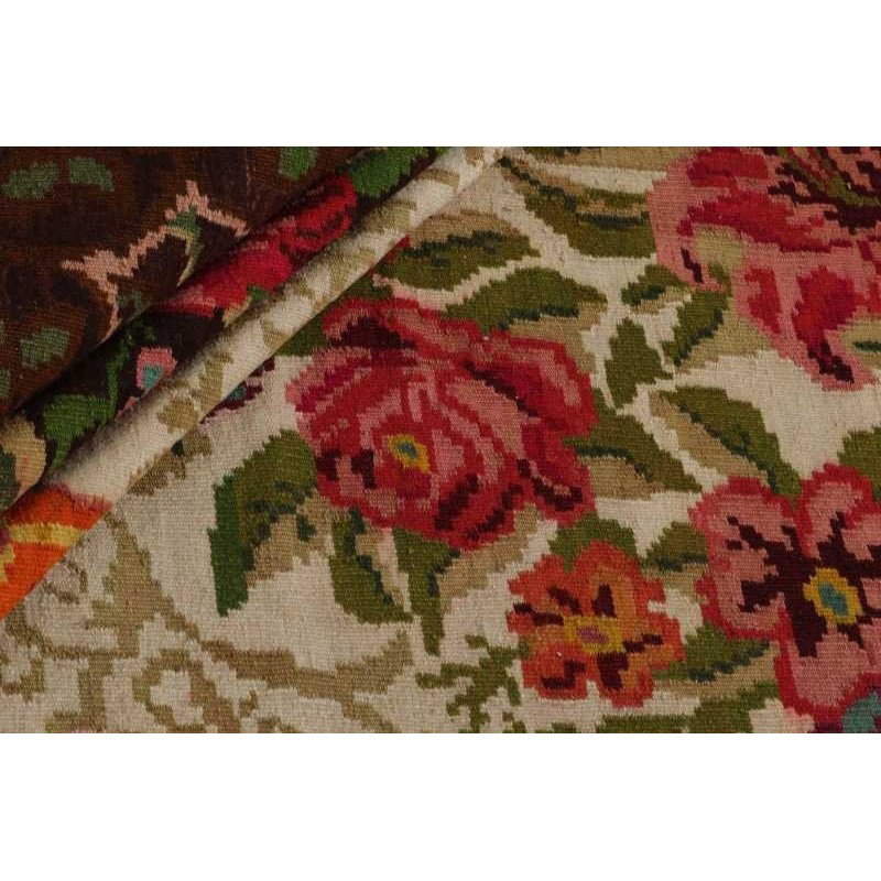 tappeto moldavia rose kelim old cm.193x307 1