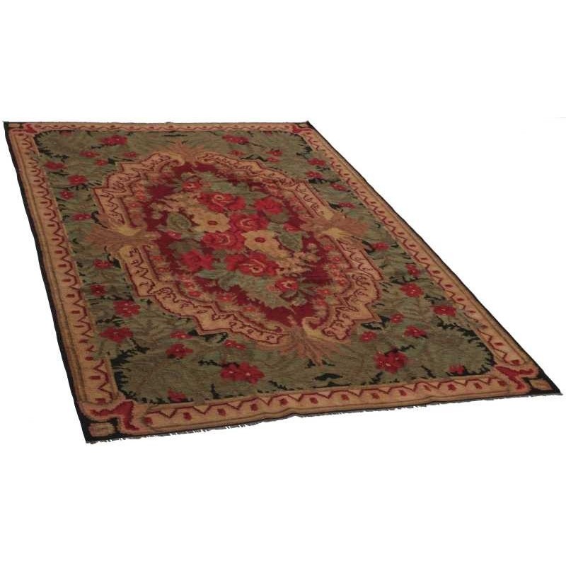 tappeto moldavia rose kelim old cm 182x286 3