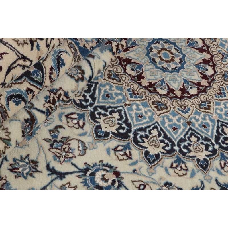 tappeto persia nain fine con seta cm.245x348 1