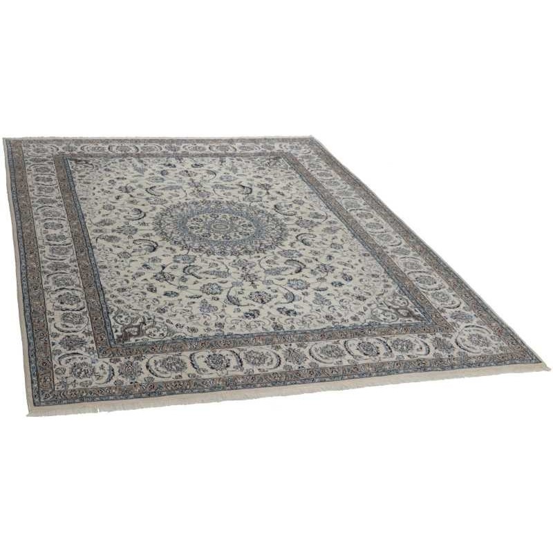 tappeto persia nain fine con seta cm 252x340 3