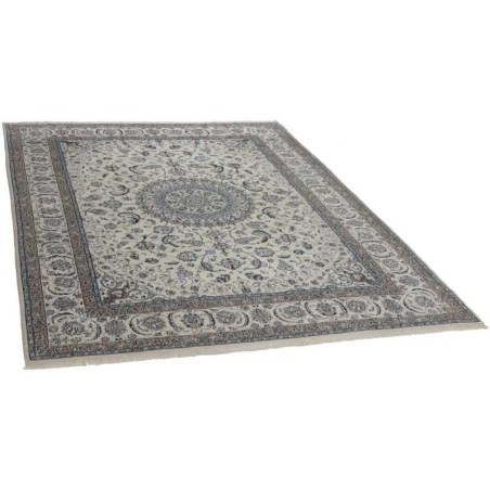 tappeto persia nain fine con seta cm 252x340 3