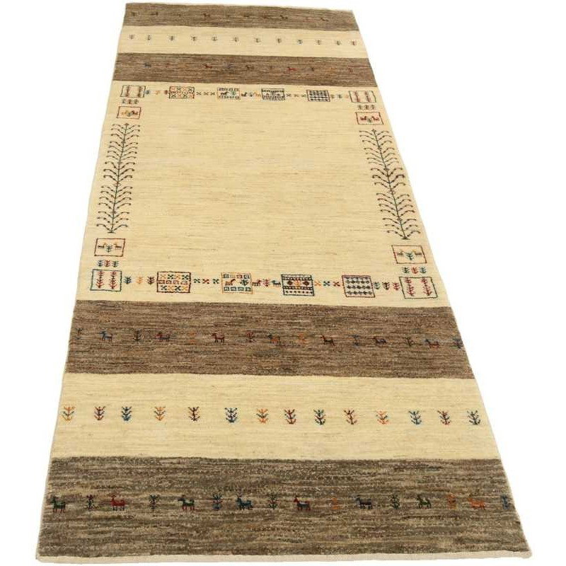 tappeto persia gabbeh fine cm 85x253 2