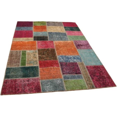 tappeto persia vintage patchwork cm 162x238 2