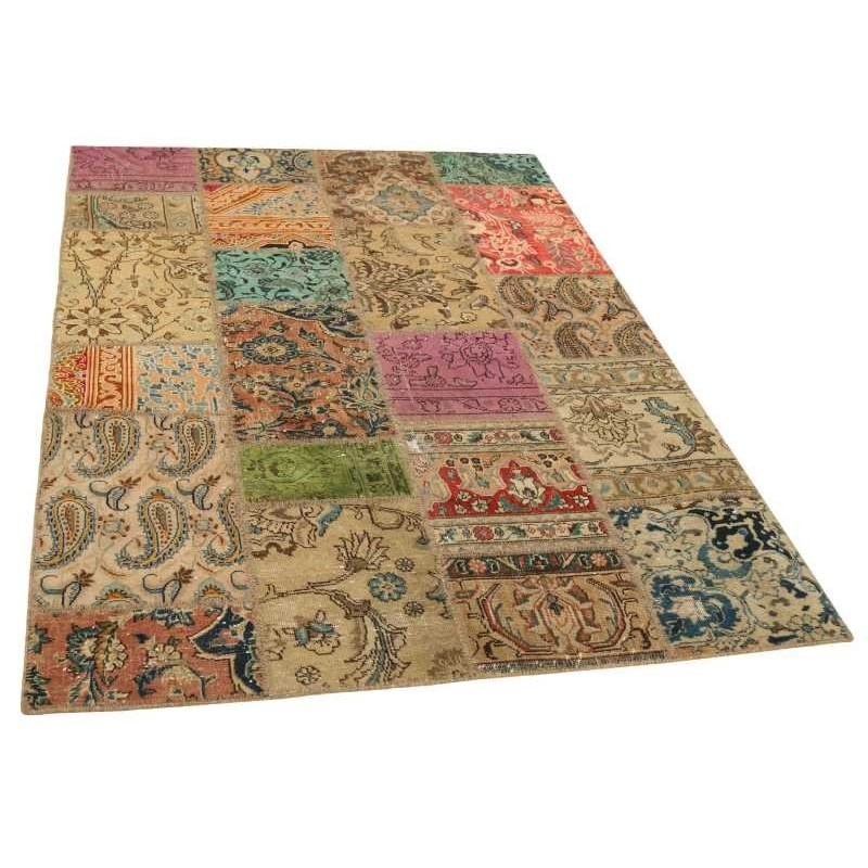 tappeto persia vintage patchwork cm 141x201 2
