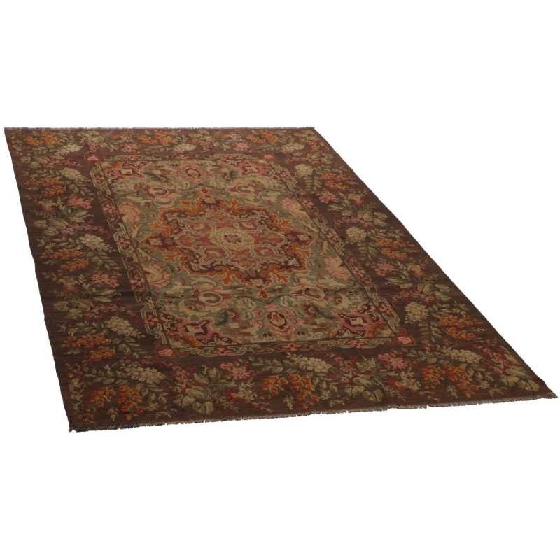 tappeto moldavia rose kelim old cm 185x307 3