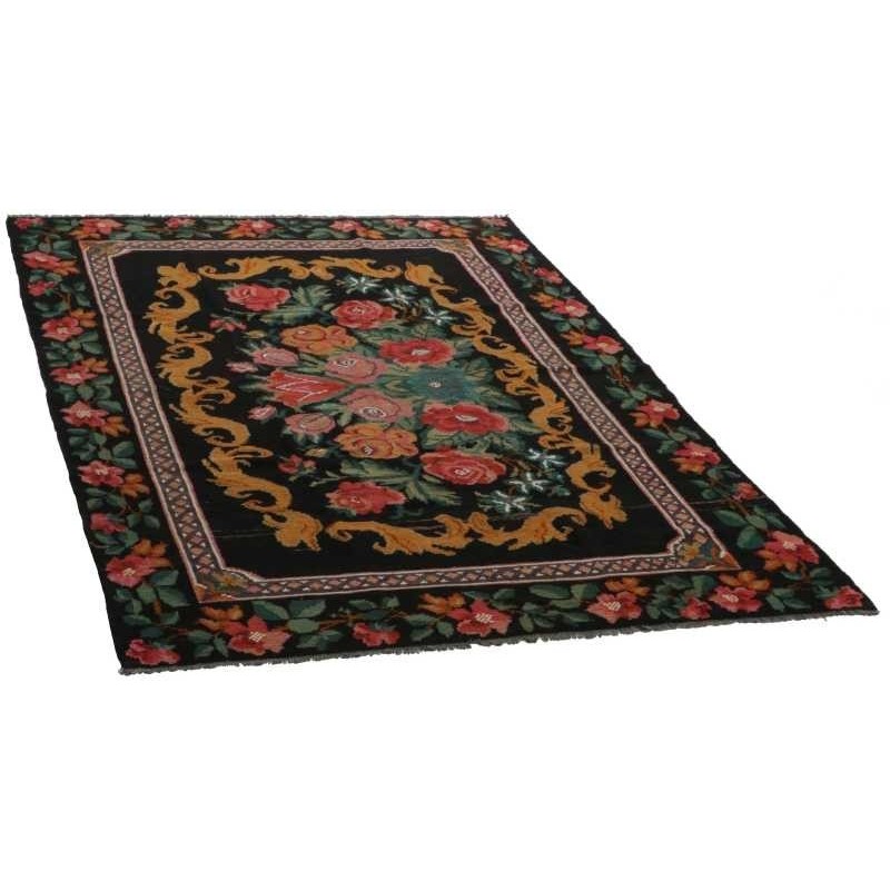 tappeto moldavia rose kelim old cm 188x274 3