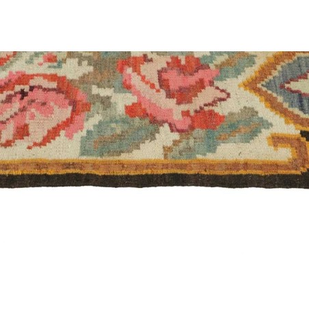 tappeto moldavia rose kelim old cm 197x335 2