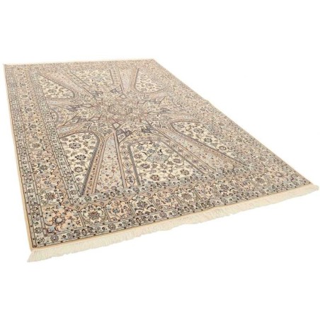 tappeto persia nain extra fine seta cm 206x303 3