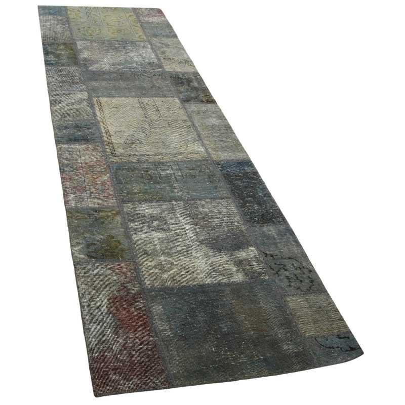 tappeto persia vintage patchwork cm 81x298 2