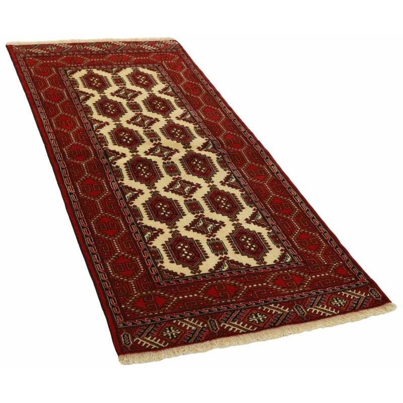 tappeto persia torkaman fine cm 86x182 3