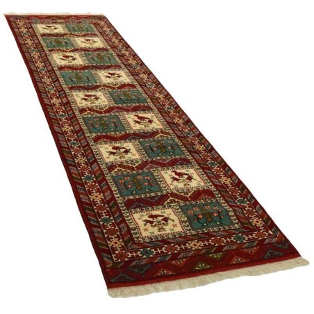 tappeto persia torkaman fine cm 85x284 3
