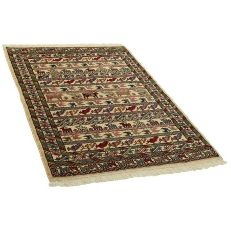 tappeto persia torkaman fine cm 106x152 3