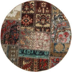 tappeto persia vintage patchwork cm 100x100 
