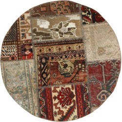 tappeto persia vintage patchwork cm 100x100 