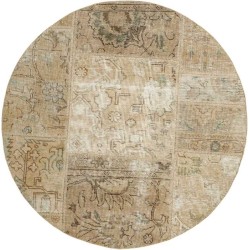 tappeto persia vintage patchwork cm 100x100 