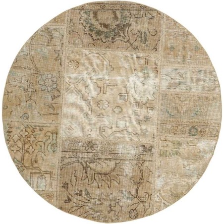 tappeto persia vintage patchwork cm 100x100 