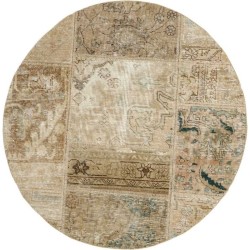 tappeto persia vintage patchwork cm 100x100 