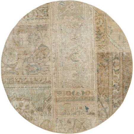 tappeto persia vintage patchwork cm 100x100 