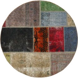 tappeto persia vintage patchwork cm 100x100 