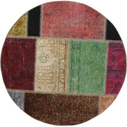 tappeto persia vintage patchwork cm 100x100 