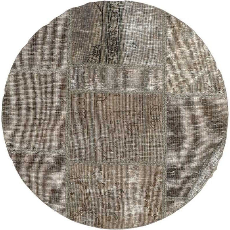 tappeto persia vintage patchwork cm 100x100 