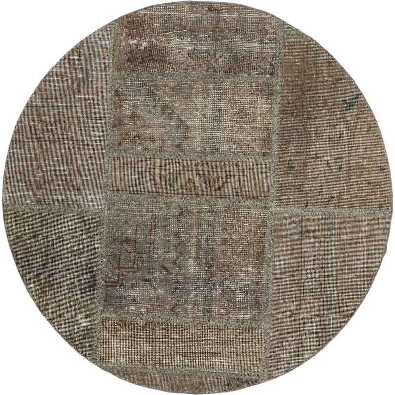 tappeto persia vintage patchwork cm 100x100 