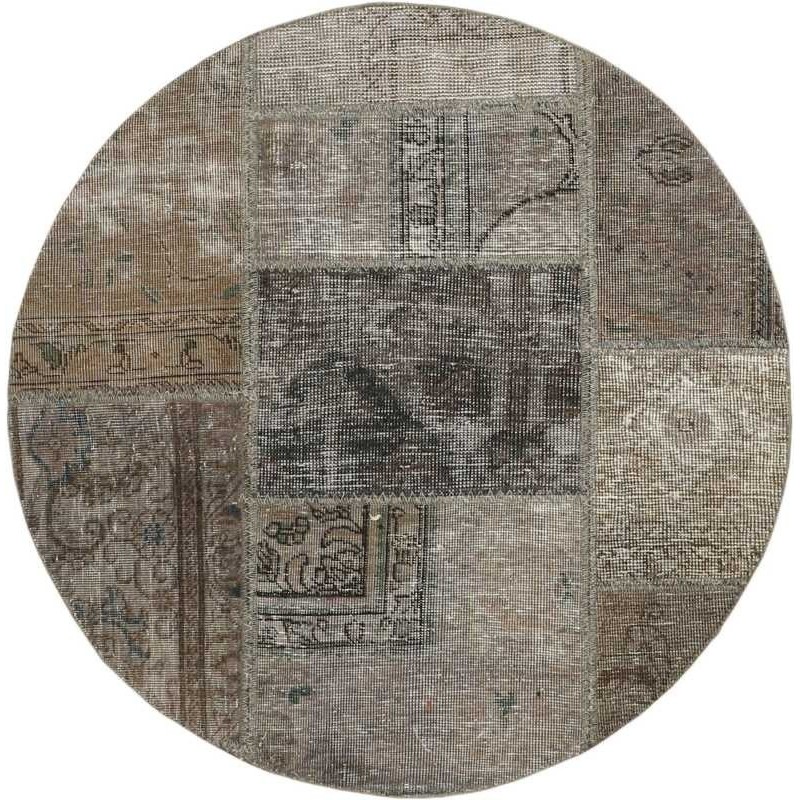 tappeto persia vintage patchwork cm 100x100 