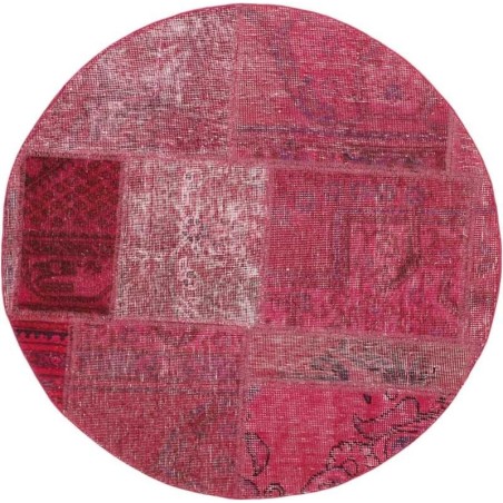 tappeto persia vintage patchwork cm 100x100 