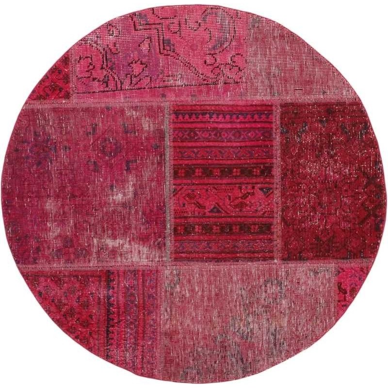 tappeto persia vintage patchwork cm 100x100 