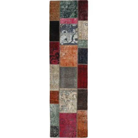 tappeto persia vintage patchwork cm 71x255 